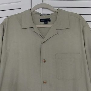 Pure silk Hawaiian print shirt